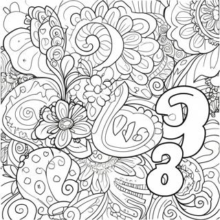 Pagina Para Colorear De Numeros Grandes Y Audaces 75499-18574