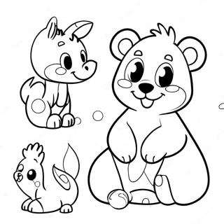 Pagina Para Colorear De Numeros De Animales Lindos 75500-18577