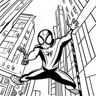 Miles Morales Páginas Para Colorear