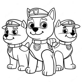 Halloween Patrulla Canina Páginas Para Colorear