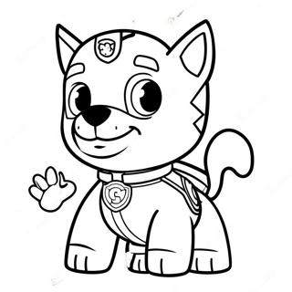 Pagina Para Colorear De Paw Patrol De Halloween Espeluznante 75730-18749