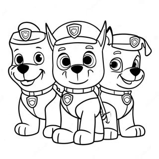 Pagina Para Colorear De Paw Patrol De Halloween Espeluznante 75730-18750