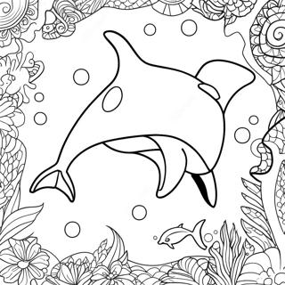 Orca Páginas Para Colorear