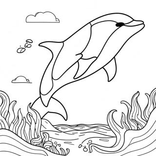 Pagina Para Colorear De Orca Majestuosa En El Oceano 75759-18783