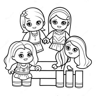 Pagina Para Colorear De Lego Friends 75857-18847