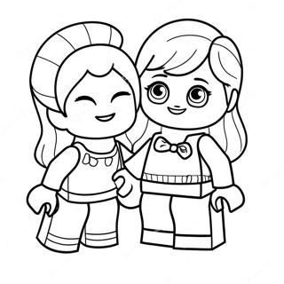Pagina Para Colorear De La Colorida Aventura De Lego Friends 75858-18850