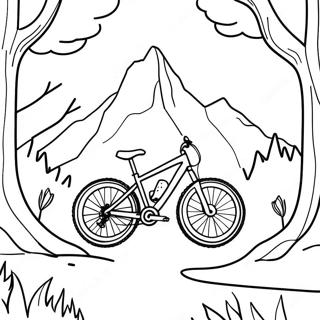 Pagina Para Colorear De Aventura En Bicicleta De Montana 76116-19050