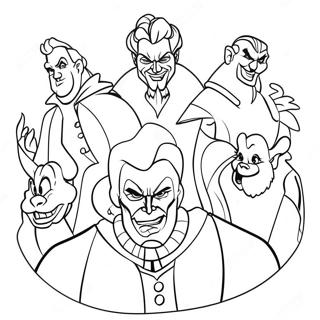 Villanos De Disney Páginas Para Colorear