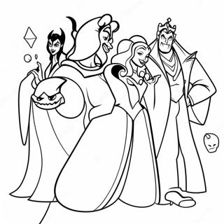 Pagina Para Colorear De Villanos De Disney 76369-19248