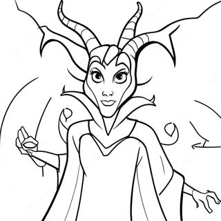 Pagina Para Colorear De Malefica Con Dragon 76370-19250