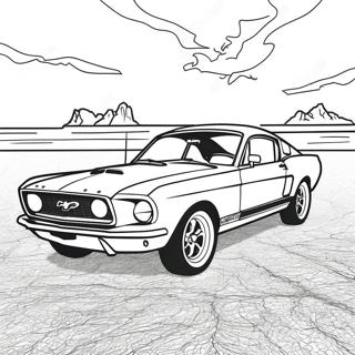 Mustang Gt Mustang Páginas para colorear
