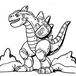 Mechagodzilla Páginas Para Colorear