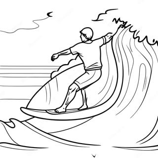 Pagina Para Colorear De La Aventura De Surf En Outer Banks 76552 19401