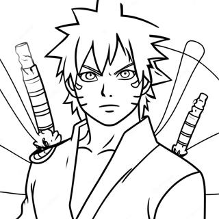 Pagina Para Colorear De Sasuke En Modo Sabio 76577 19422