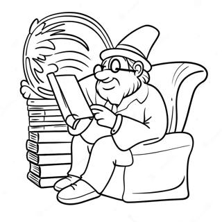 Leer A Través De América Páginas para colorear