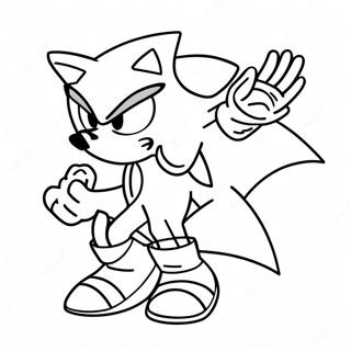 Sonic Boom Páginas Para Colorear