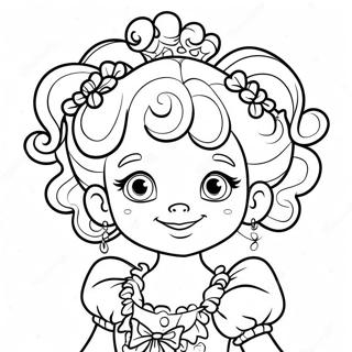 Fancy Nancy Páginas Para Colorear