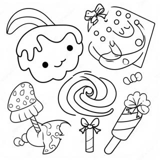 Candyland Páginas para colorear