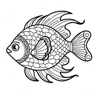 Pagina Para Colorear De Peces Tropicales Vibrantes 77528 20141