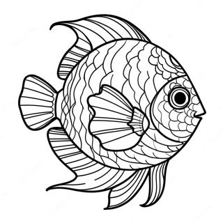 Pagina Para Colorear De Peces Tropicales Vibrantes 77528 20143