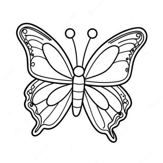 Pagina Para Colorear De Mariposa Arcoiris 77834-20365