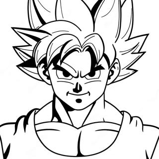 Goku Negro Páginas Para Colorear