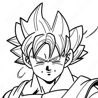 Pagina Para Colorear De Goku Black Transformandose 77915-20440