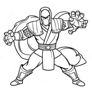Pagina Para Colorear De Mortal Kombat 78119-20587
