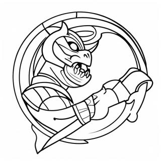 Pagina Para Colorear De Mortal Kombat 78119-20588