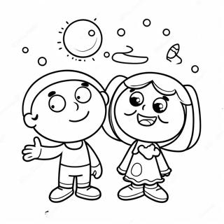 Pagina Para Colorear De La Aventura Magica De Cosmo Y Wanda 78378-20793