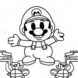 Película De Super Mario Bros Páginas Para Colorear