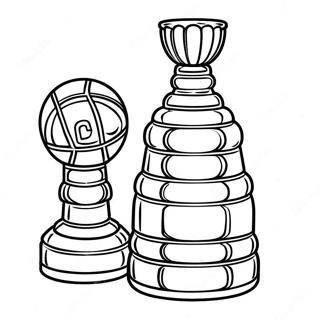 Copa Stanley Páginas Para Colorear