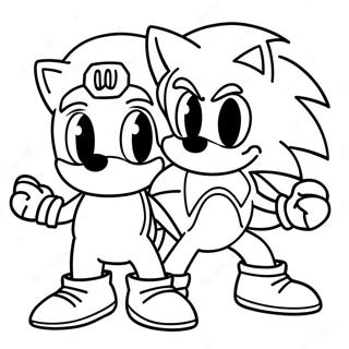 Pagina Para Colorear De Sonic Y Mario 79820-21894