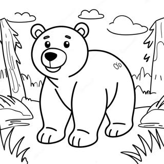 Pagina Para Colorear De Oso Marron 79949-21995