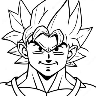 Goku Páginas Para Colorear