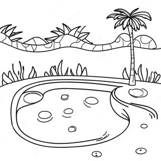 Pagina Para Colorear Del Agua Refrescante De La Piscina 80519-22450