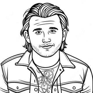 Morgan Wallen Páginas Para Colorear