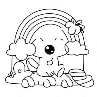 Pagina Para Colorear De Diversion De Amigos Del Arcoiris Cian 81005-22823