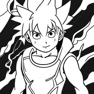 Pagina Para Colorear De Killua Zoldyck Con Relampago 81107-22903