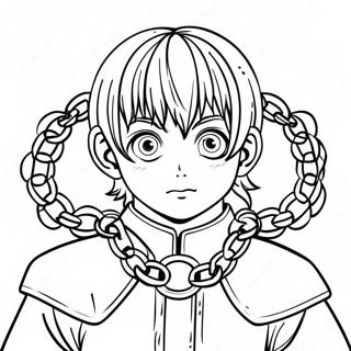 Kurapika Con Cadena Pagina Para Colorear 81108-22905