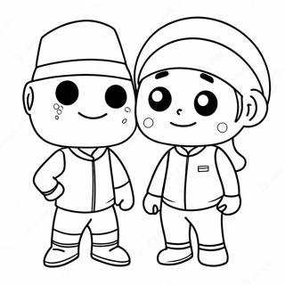 Pagina Para Colorear De Los Adorables Personajes De Funko Pop 81235-22997