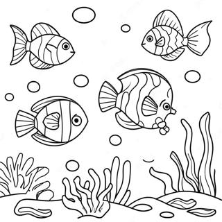 Pagina Para Colorear De Puntos De Escena Submarina 81368 23112