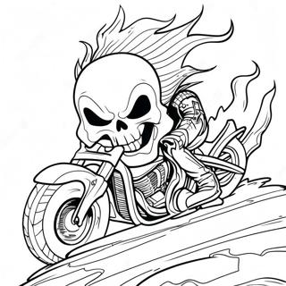 Pagina Para Colorear De Ghost Rider 81440-23154