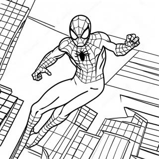 Spiderman De Regreso A Casa Páginas Para Colorear