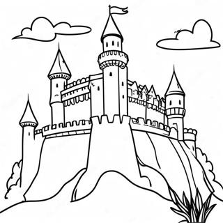 Pagina Para Colorear De Castillo Medieval 82033-23614