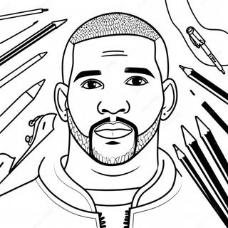 Drake Páginas Para Colorear