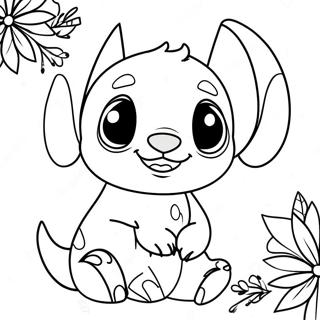 Navidad Stitch Páginas Para Colorear