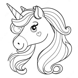 Pagina Para Colorear De Una Princesa Unicornio 82881-24304