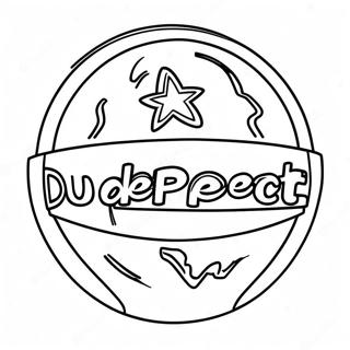 Pagina Para Colorear Del Logo De Dude Perfect 83163-24523