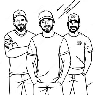 Pagina Para Colorear Del Equipo De Dude Perfect En Accion 83164-24527